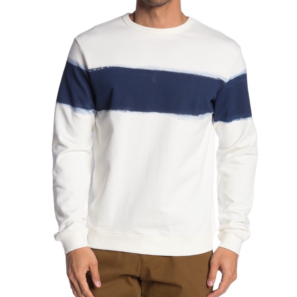 Slate & Stone Crew Neck Stripe Pullover